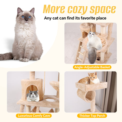 Ultimate Cat Climbing Frame Tower – Multi-Level Adventure & Cozy Perch