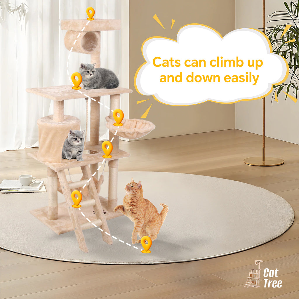Ultimate Cat Climbing Frame Tower – Multi-Level Adventure & Cozy Perch