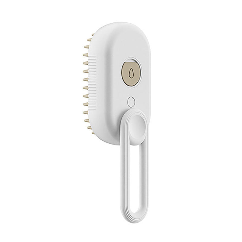 All-in-One Steam Pet Groomer – 3-in-1 Cat & Dog Brush with Spray & Massage